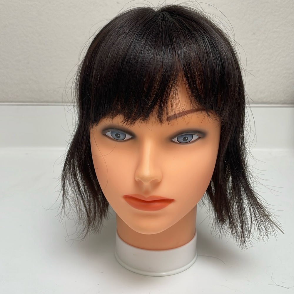 Human hair topper